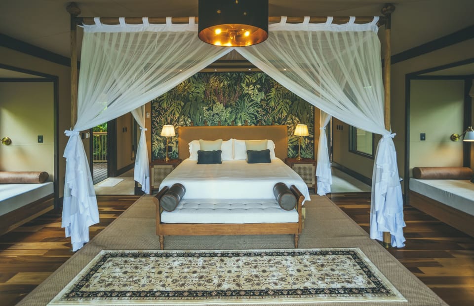 Premium bedding, down comforters, minibar, in-room safe