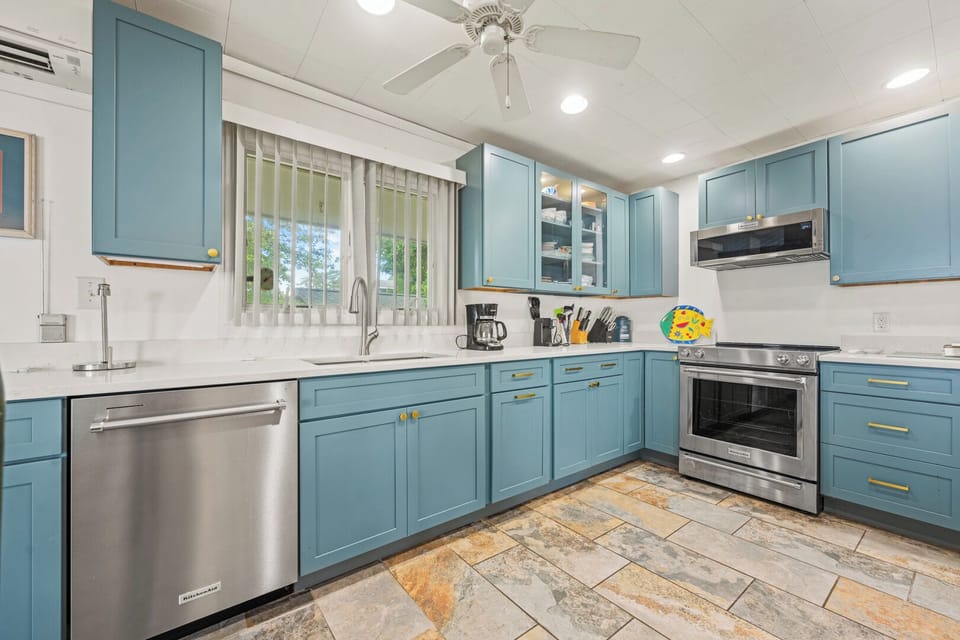 Kitchen with Stainless Steel Appliances