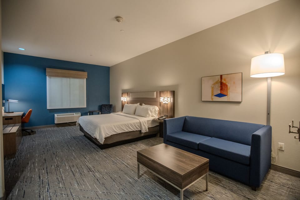 Standard Room, 1 King Bed, Accessible (Communication, Roll-In Shower) | Desk, soundproofing, iron/ironing board, cribs (free)