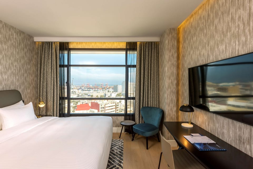 Premium bedding, down comforters, memory foam beds, minibar