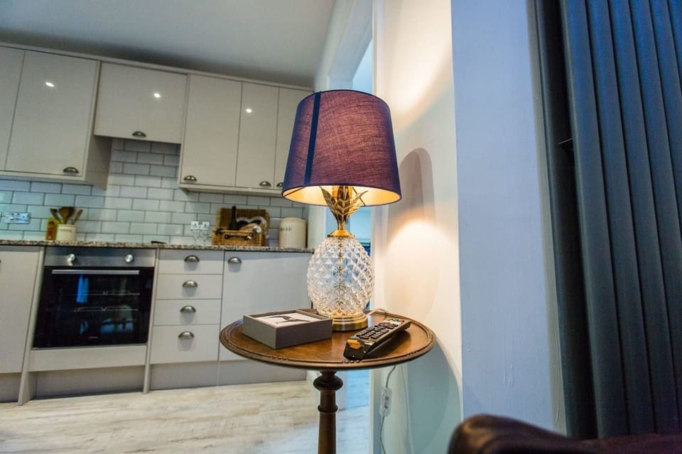 Apartment | Private kitchen | Fridge, microwave, oven, stovetop