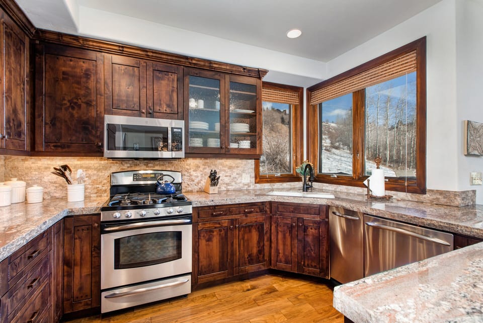 Large Windows with Mountain Views