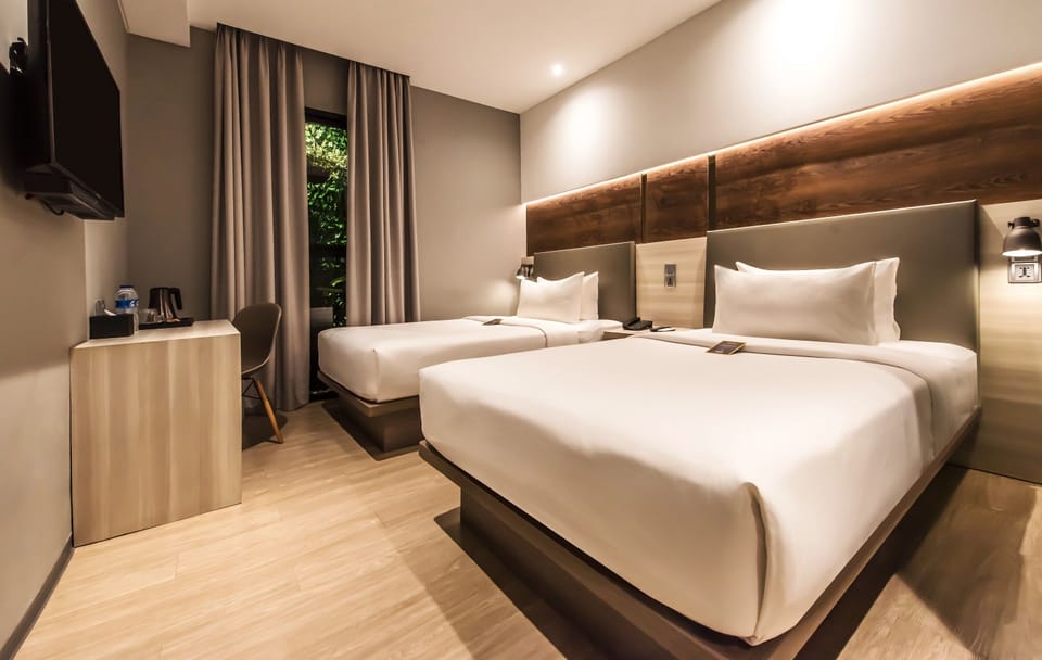 Superior Twin Room | Desk, blackout drapes, soundproofing, free WiFi