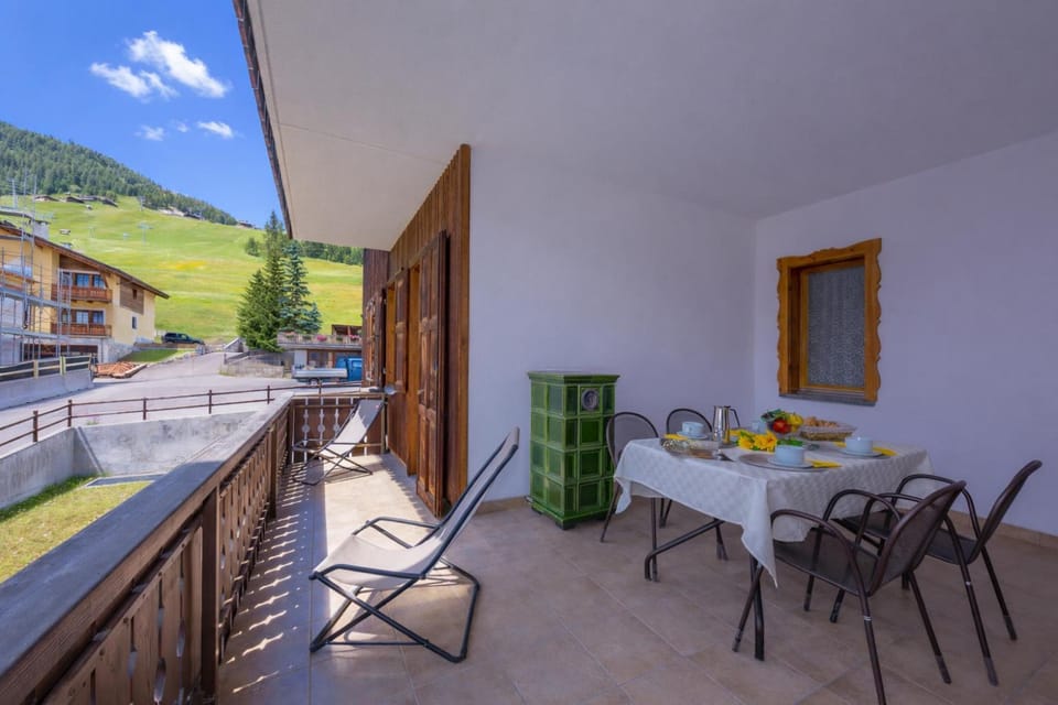 Spacious balcony