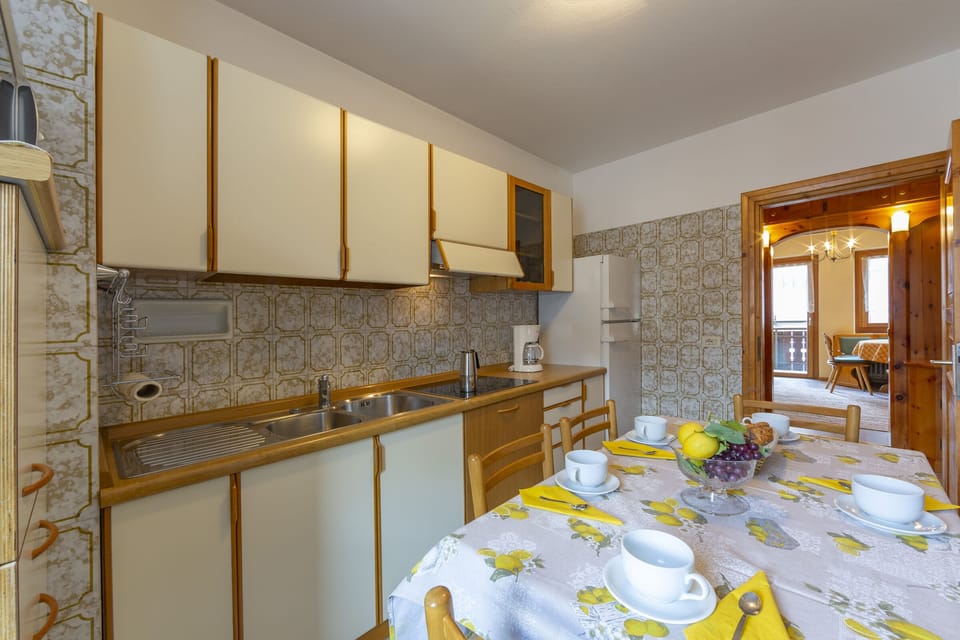 Kitchen with table