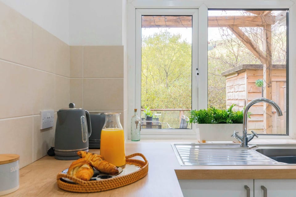 Kitchen with views