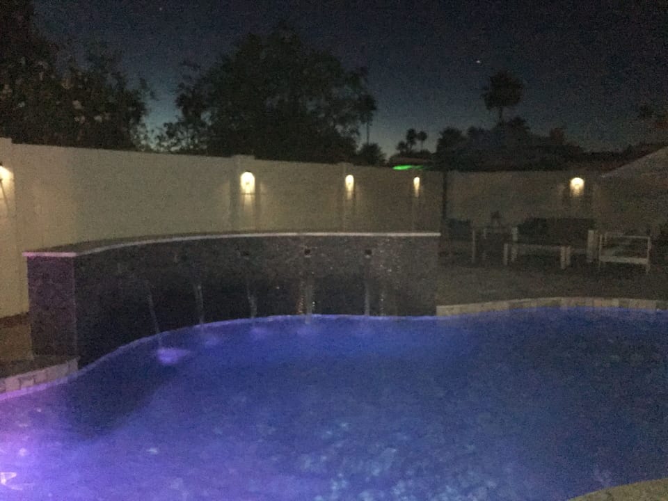 Want to take a night time swim, no problem!