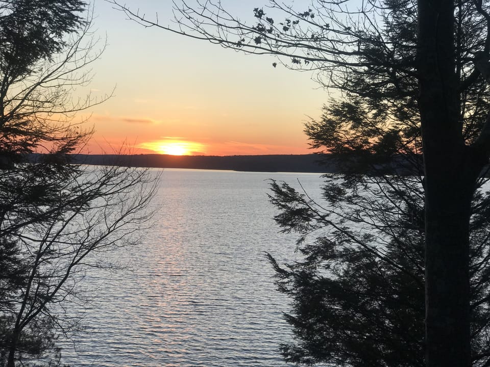 View from deck