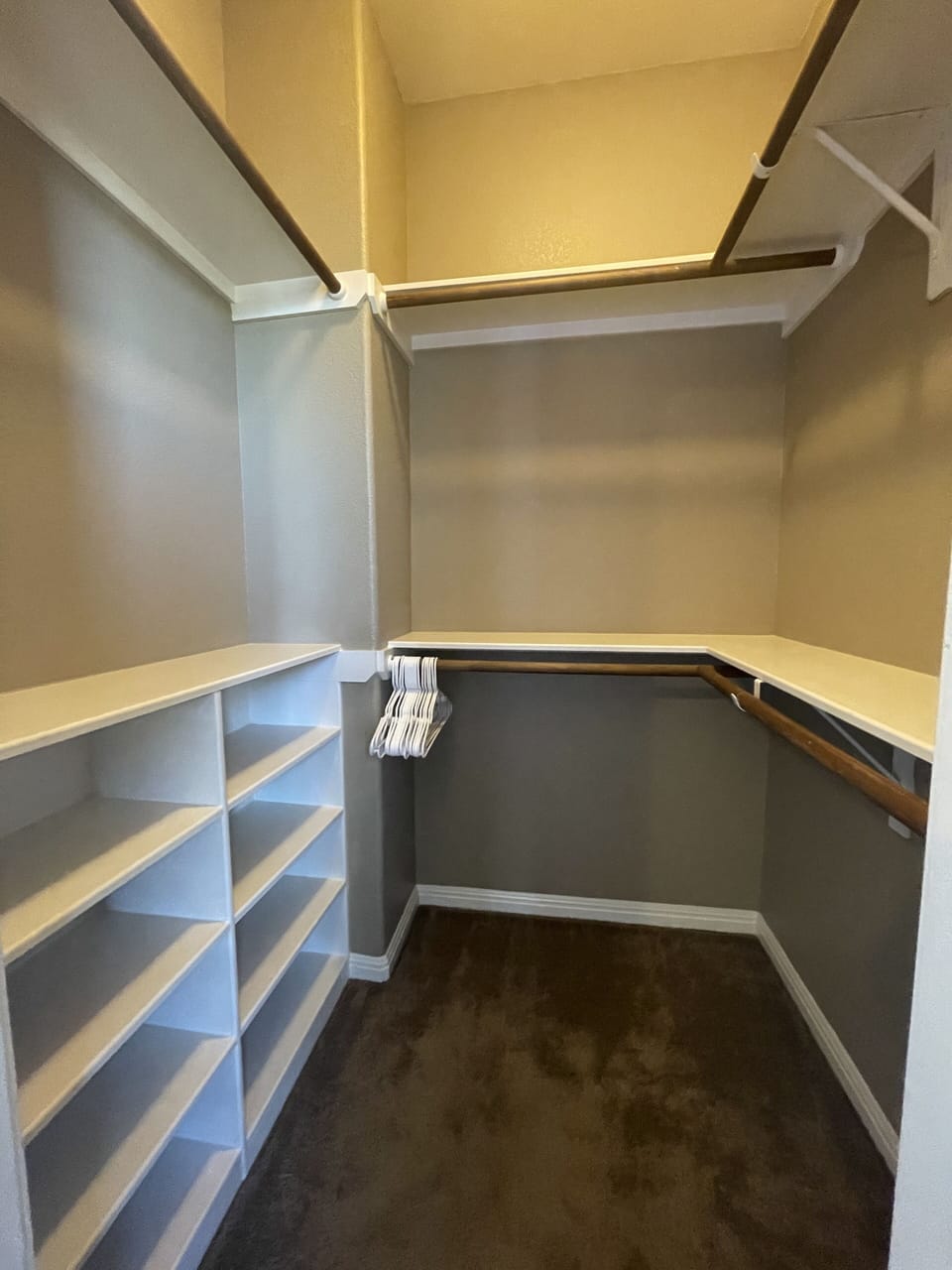 Lots of closet space for longer stays!