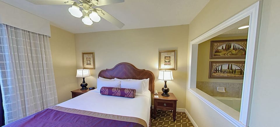 Master Bedroom with King Bed (Unit may vary in layout and décor)