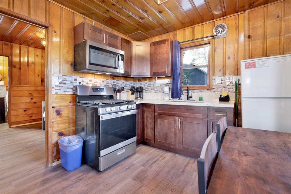 Cabin, Multiple Beds, Patio, Beach View (450) | Private kitchen | Coffee/tea maker