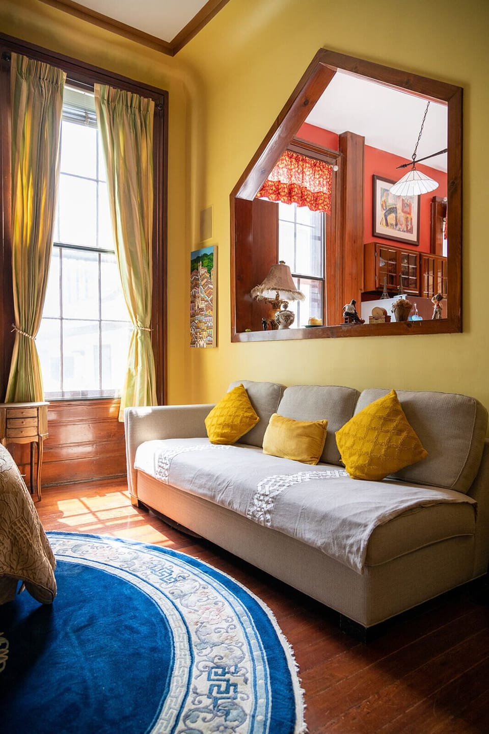 Queen bedroom sofa