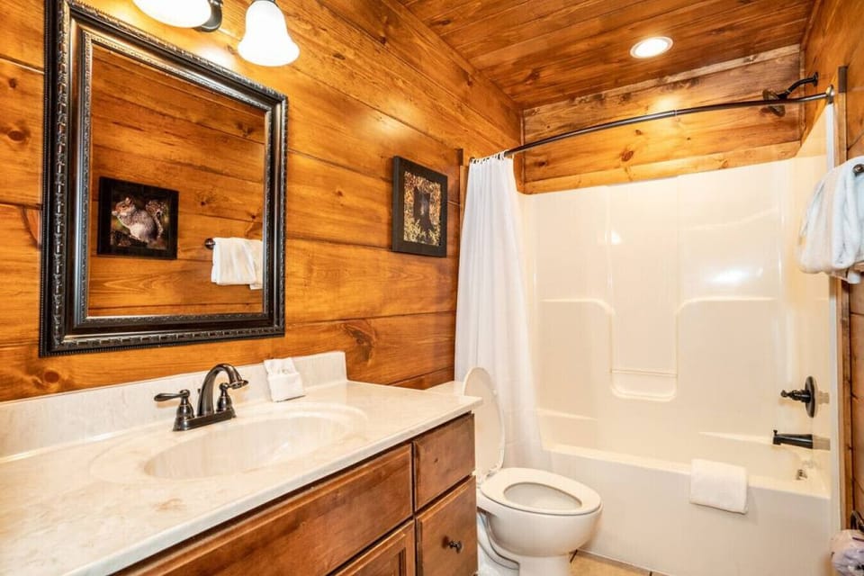 Full bath on first floor.