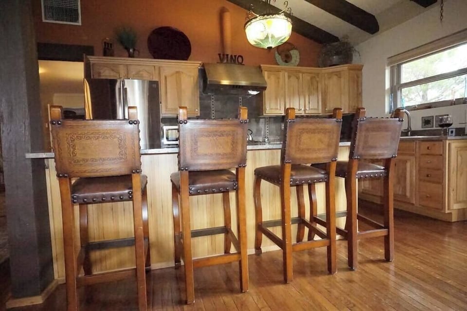 High Boy Chairs on kitchen Island