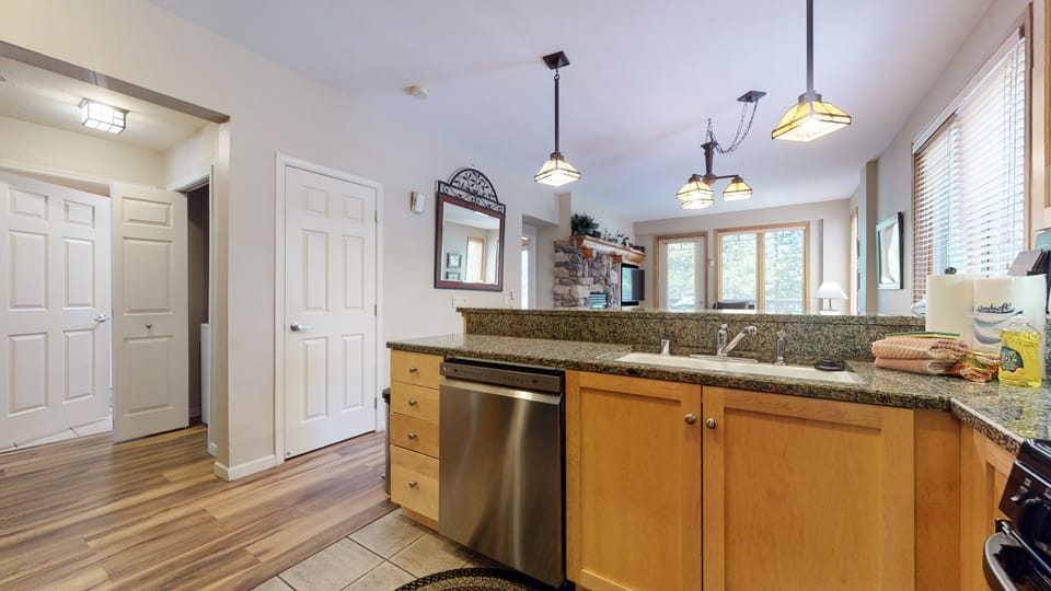 Condo, 2 Bedrooms | Private kitchen | Fridge, microwave, dishwasher, coffee/tea maker