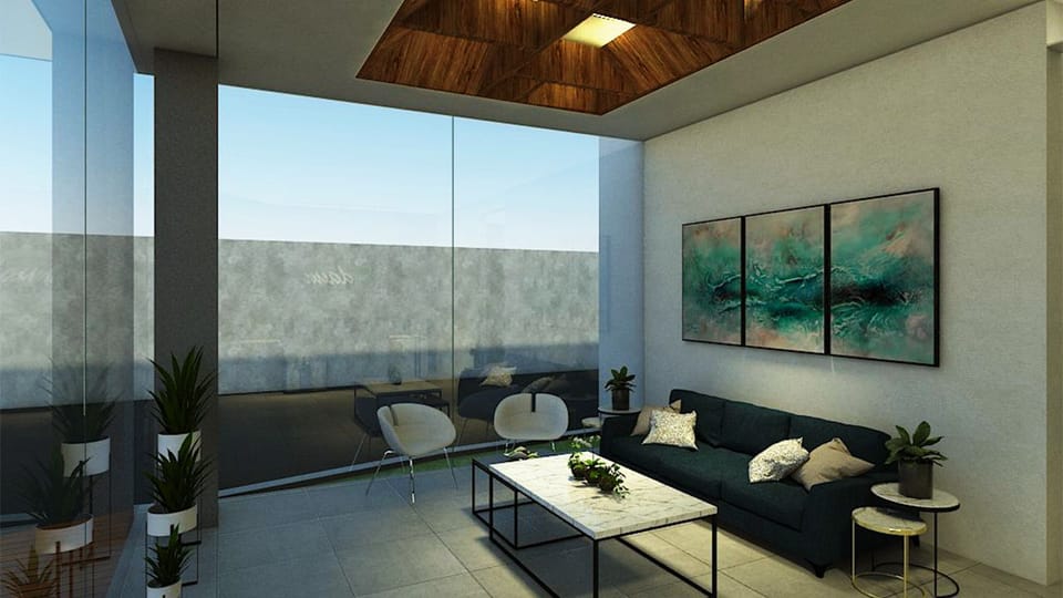 Lobby sitting area