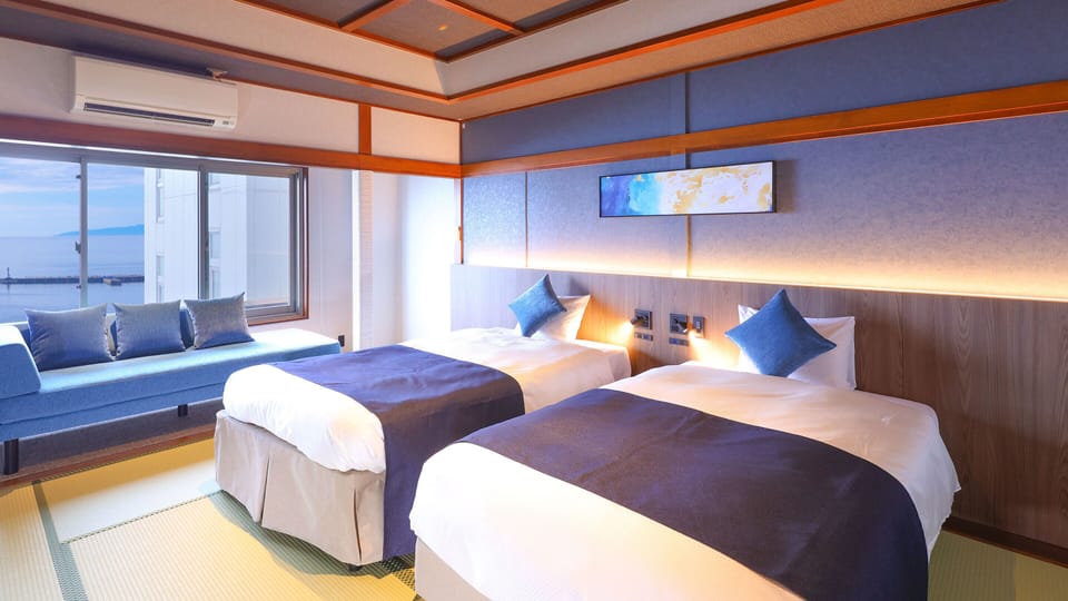 Superior Japanese-Style Twin Beds(City Side) - Shower Only - Non-Smoking | WiFi (free)