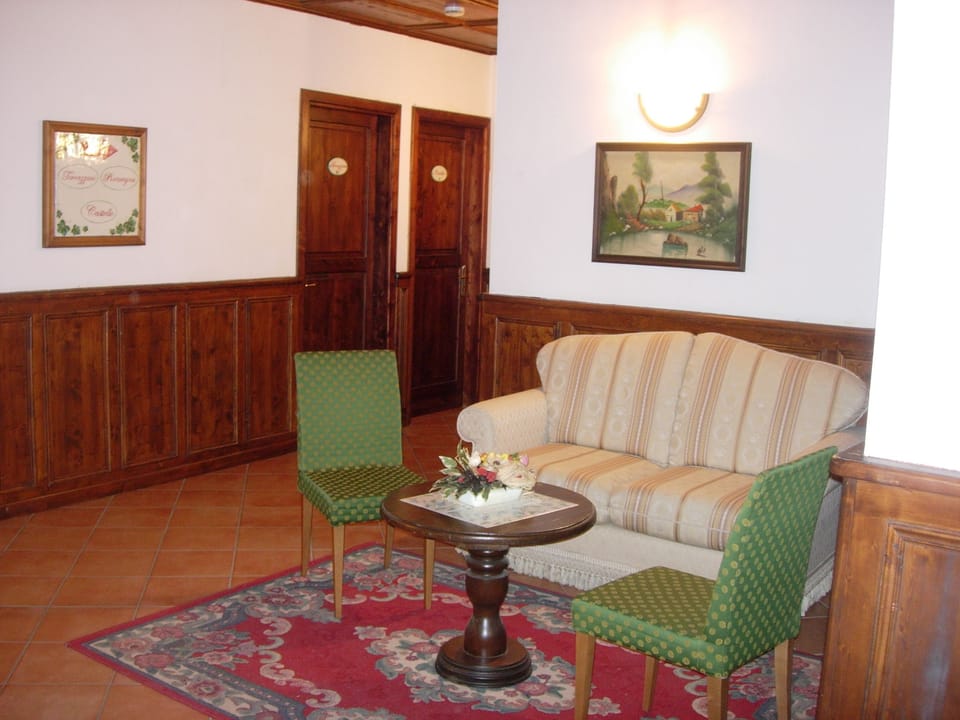 Lobby sitting area