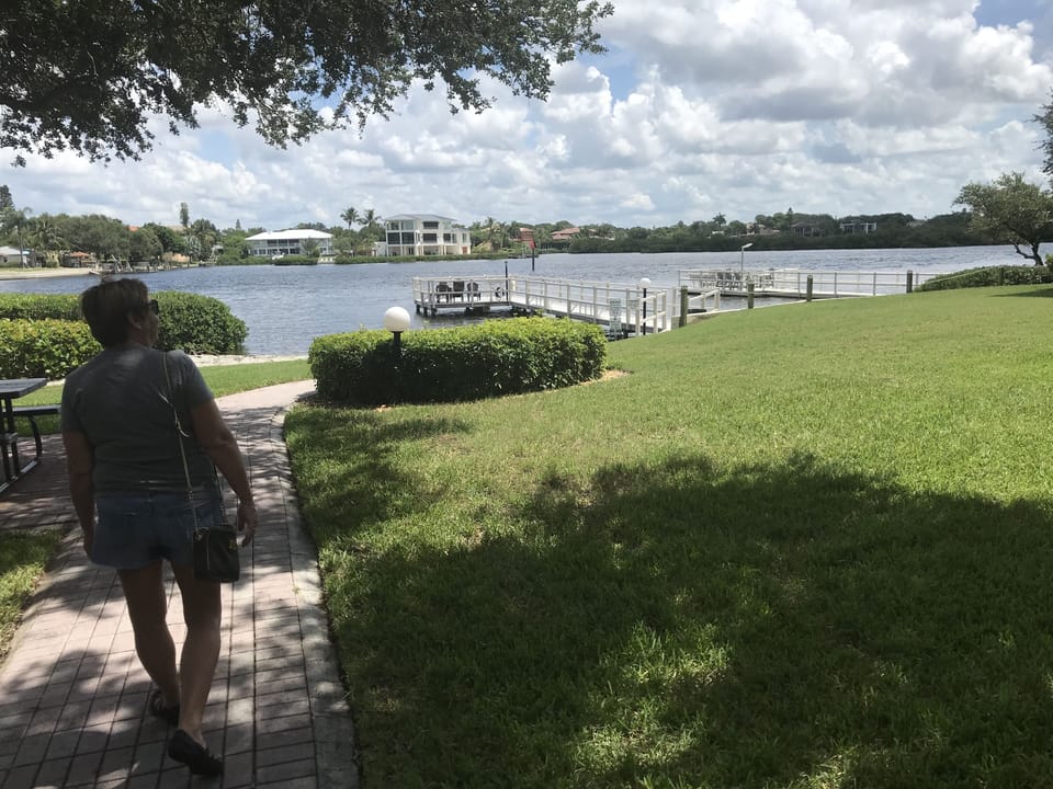 Intercoastal waterway view and fishing pier, 1 minute walk