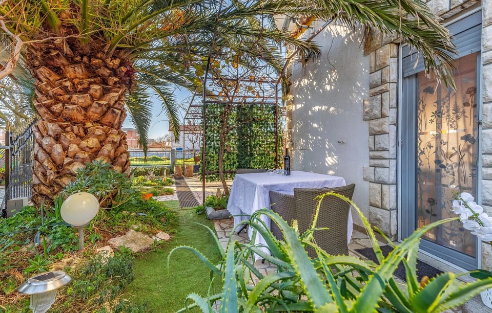 outside