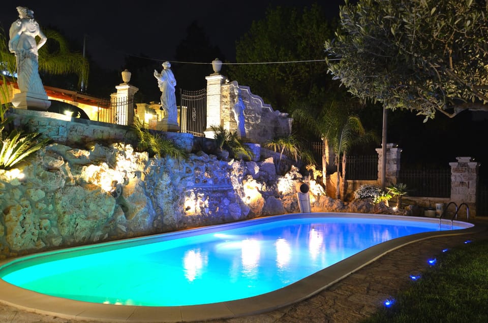 Alcamo Marina, private swimming pool