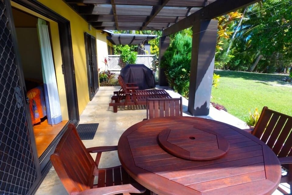 Covered veranda