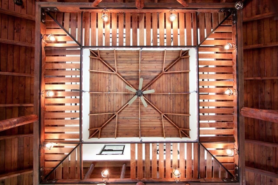 the ceiling