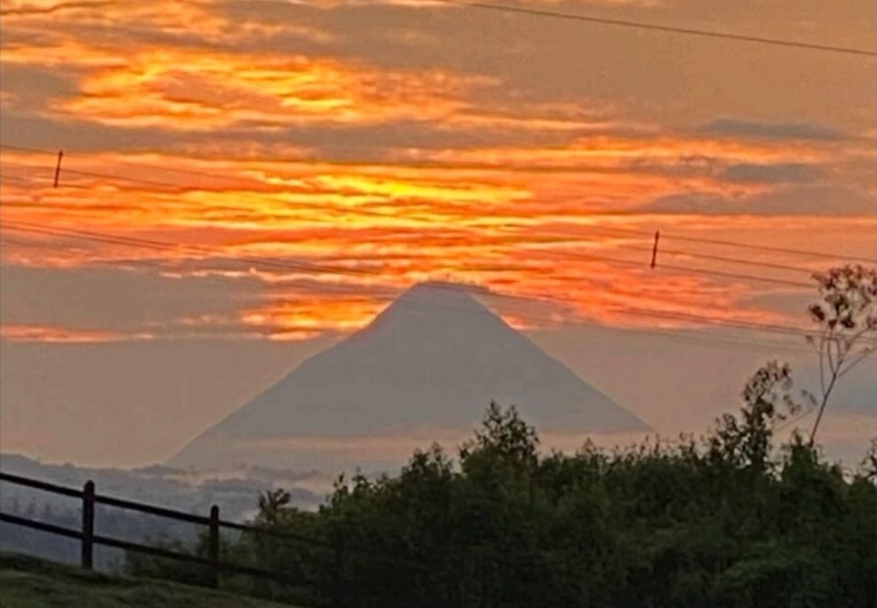 Volcan Arenal from the balcony