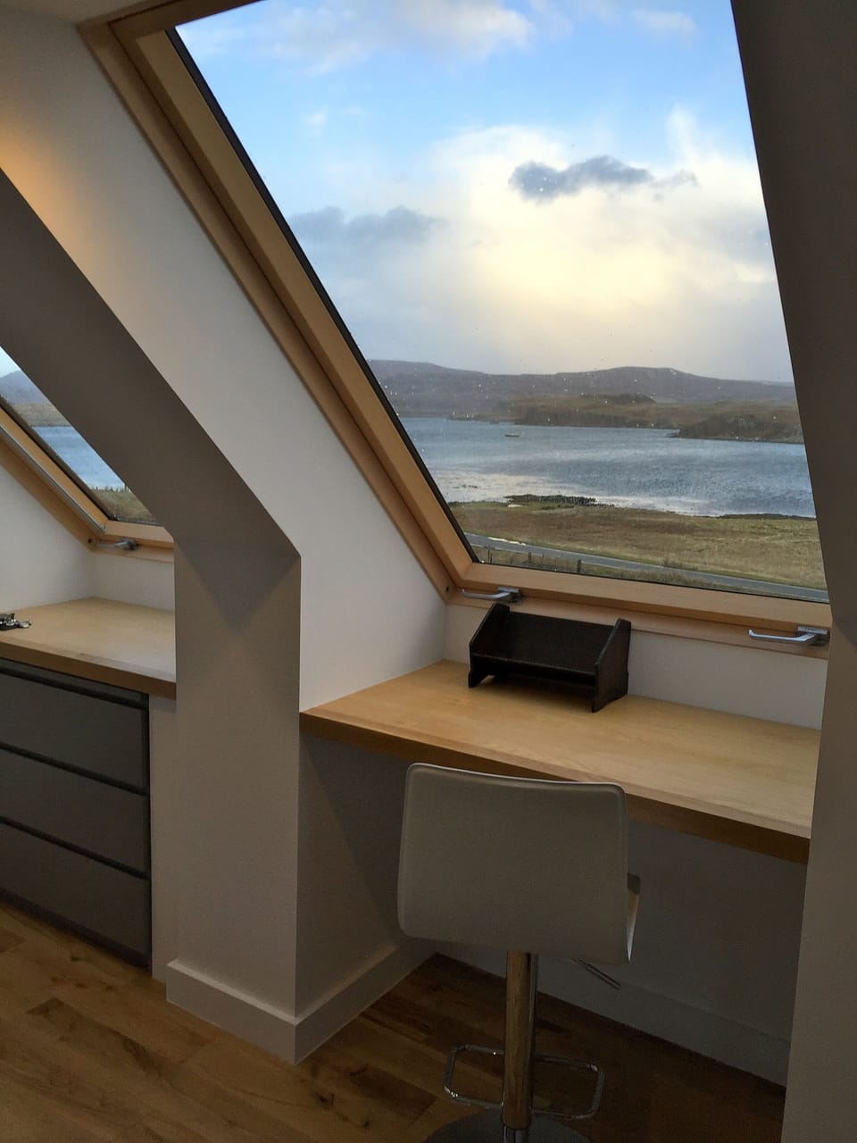 View from upstairs bedroom