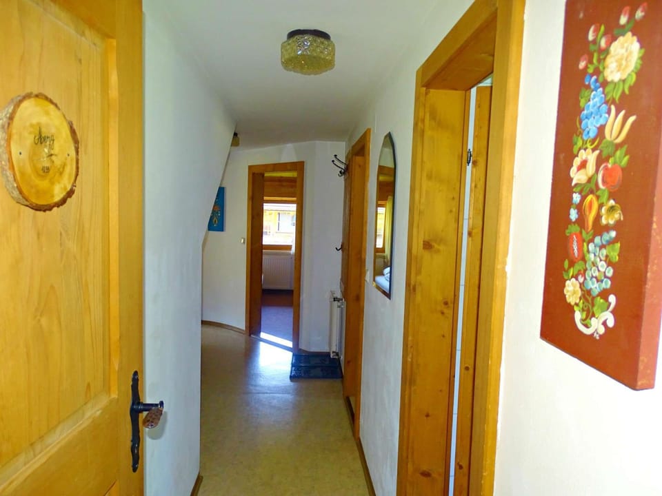Entrance to Aberg apartment, on the first floor of the house.