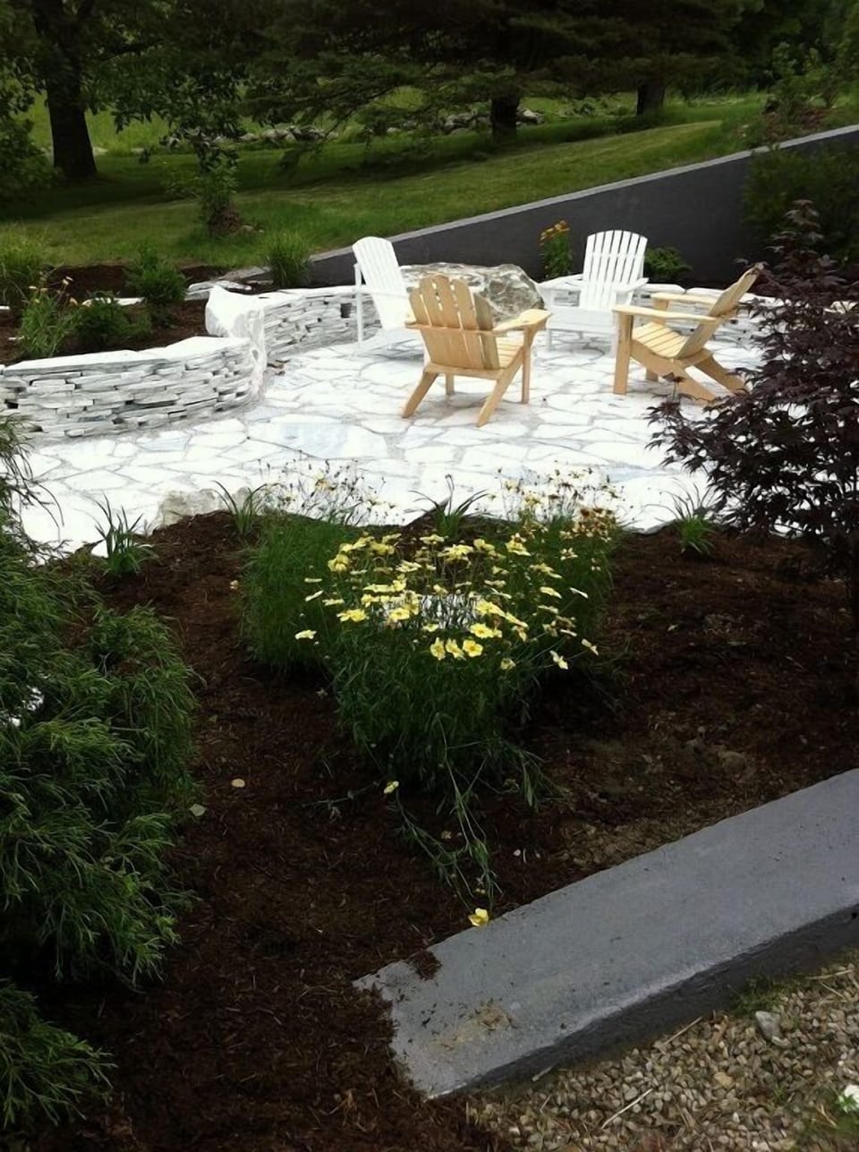 Marble patio 