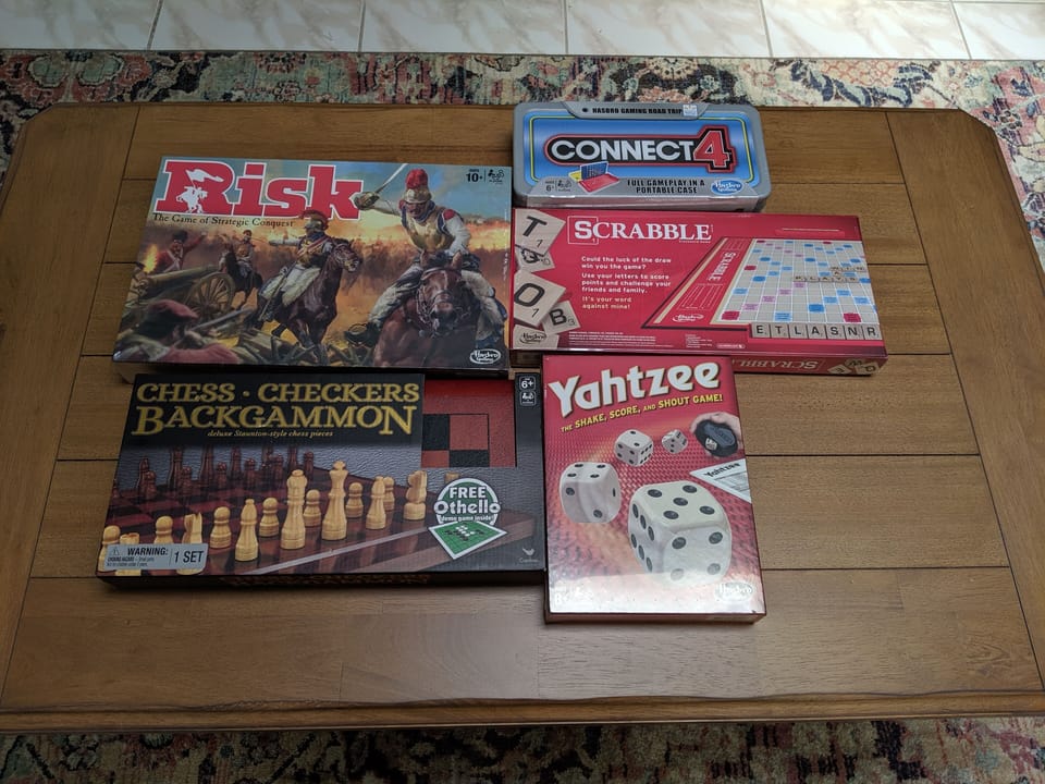 Games for the rainy days