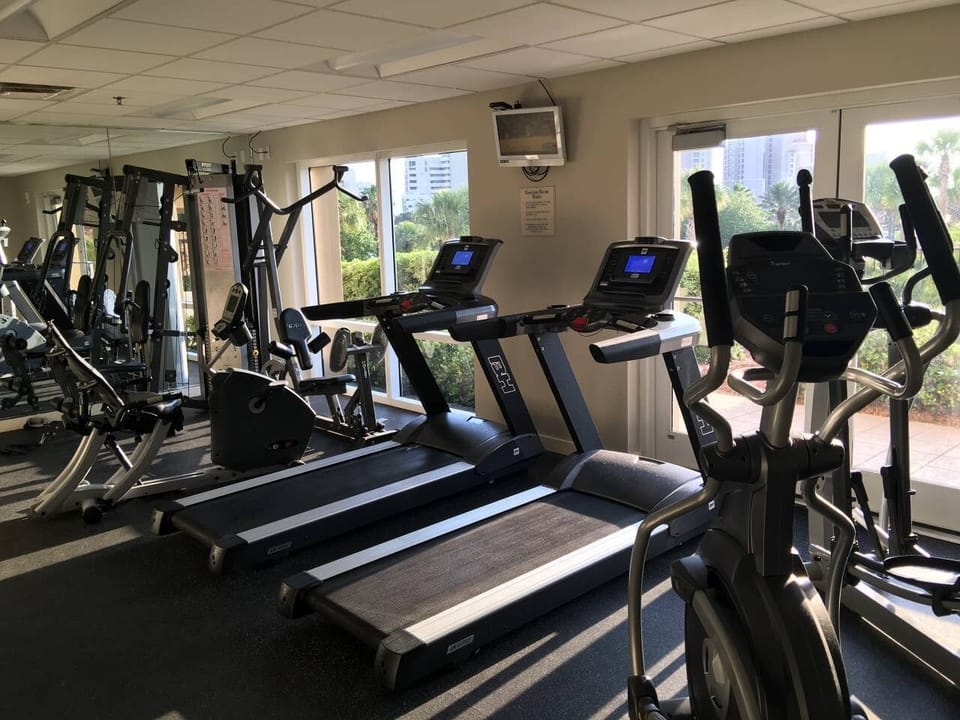 You will have access to LUAU gym at LUAU II