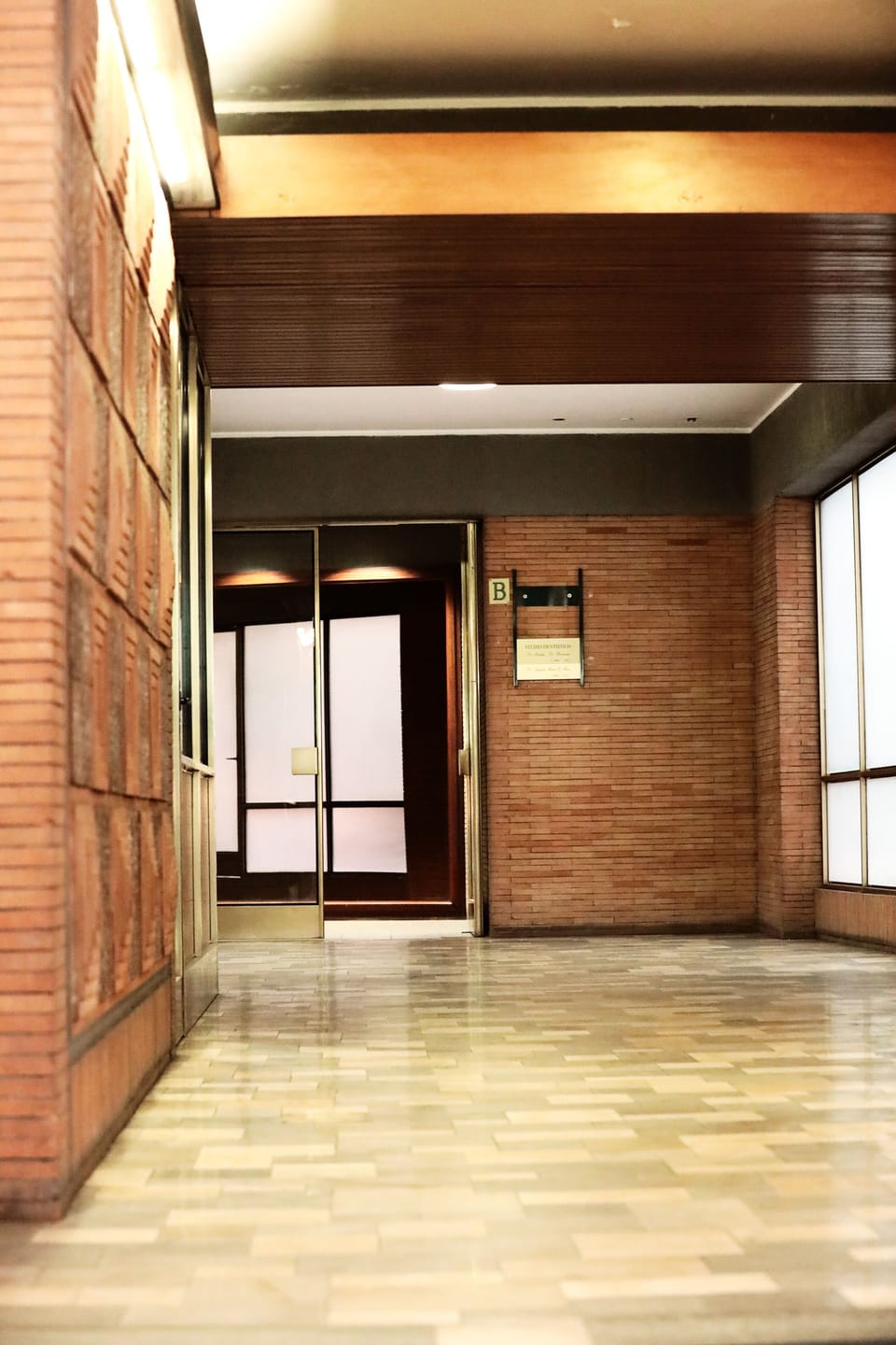 Interior entrance