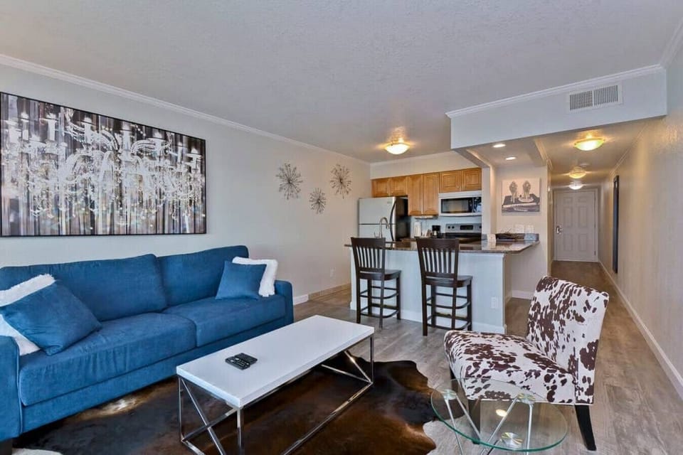 Living Room: Bright space with stylish decor, perfect for relaxing and entertaining!