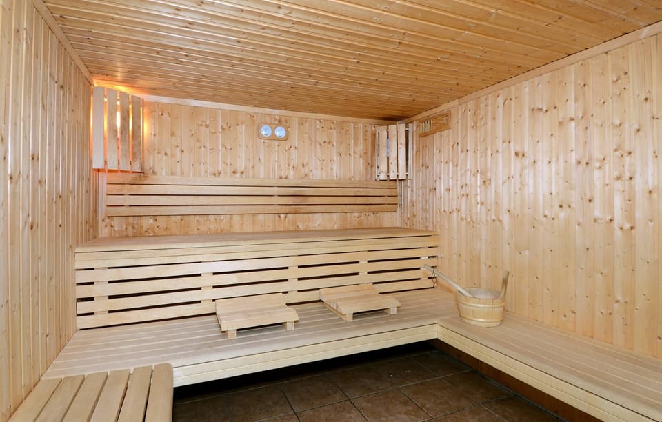 Warm up in the sauna after a day on the pistes!