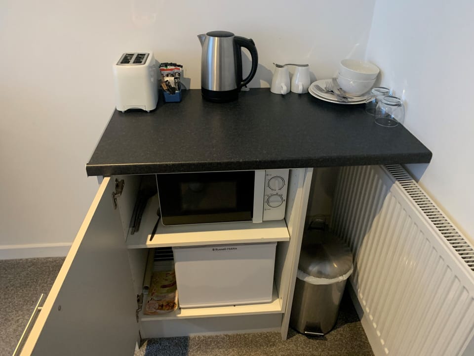 Deluxe Double or Twin Room | Private kitchenette | Fridge, microwave, coffee/tea maker, electric kettle