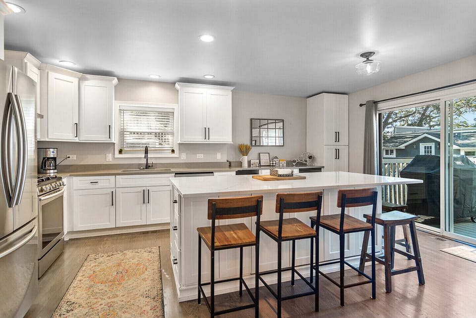 Newly renovated kitchen