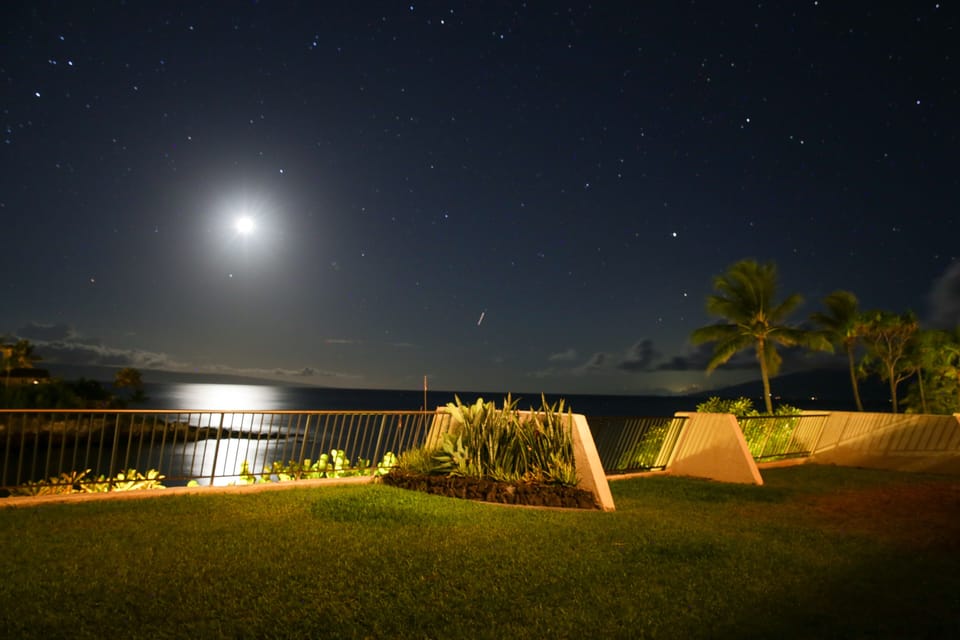 View from the Lanai at night