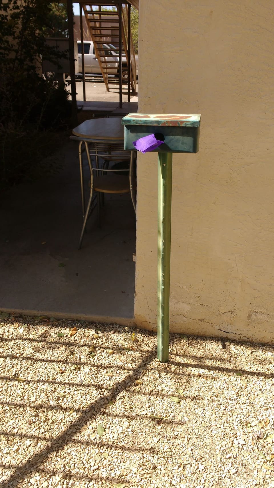 Complementary doggie bags in 2 locations in dog area. 