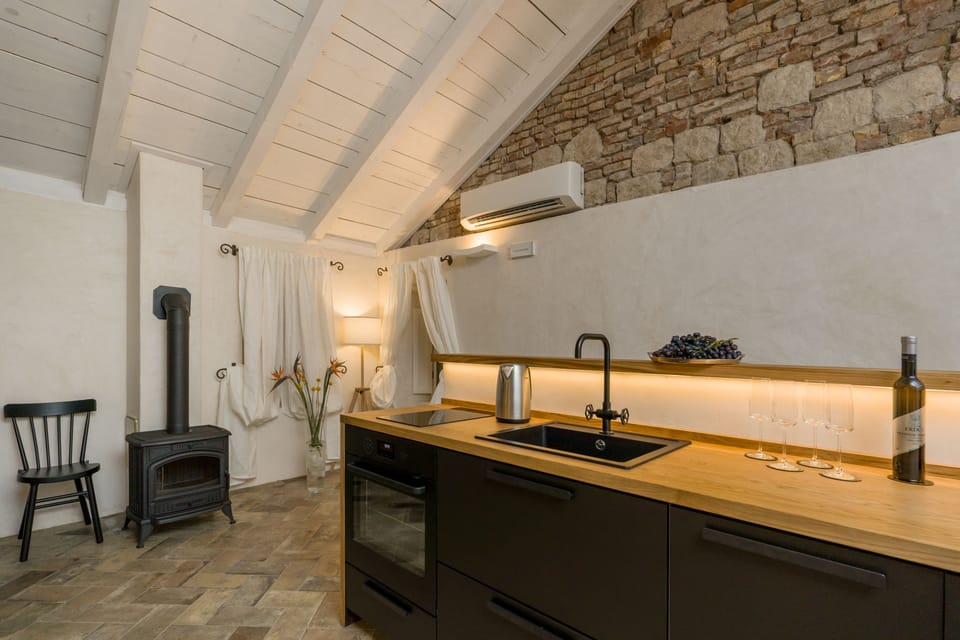 Deluxe Studio (3) | Private kitchen | Fridge, microwave, stovetop, dishwasher