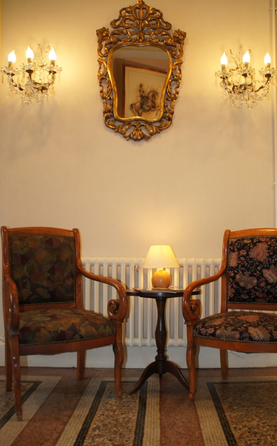 Lobby sitting area