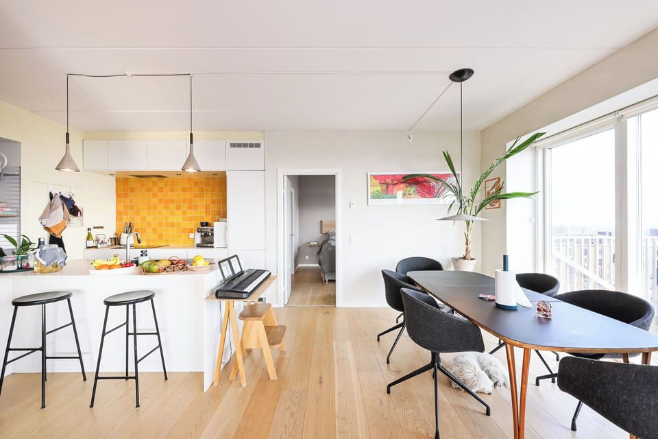 Kitchen, Living Room