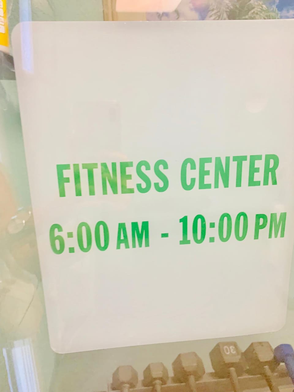 Fitness facility