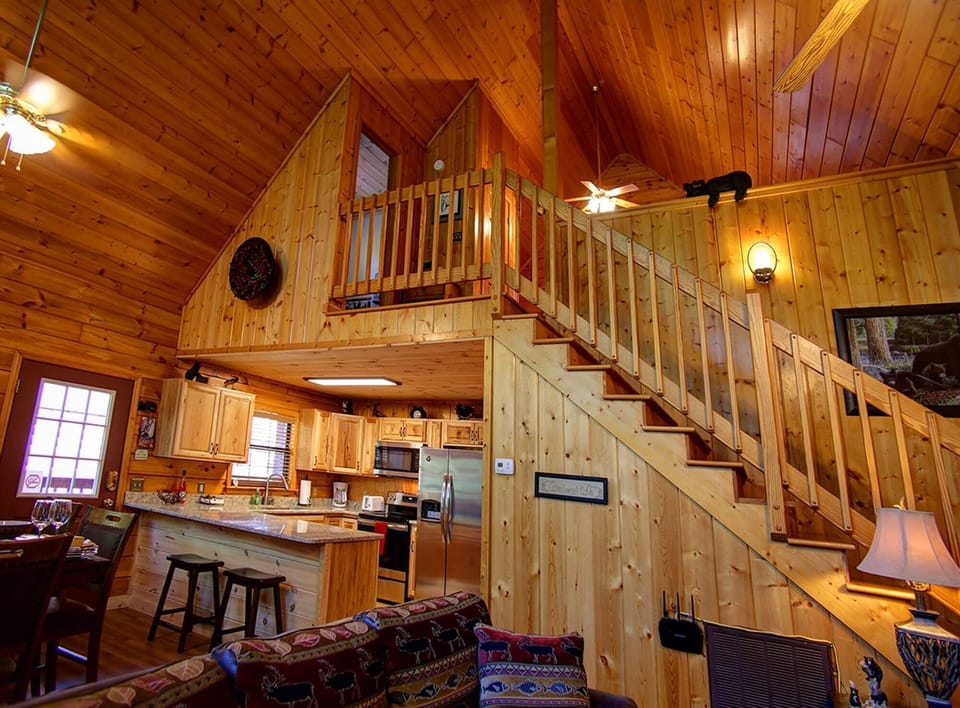 Stairs to the second floor