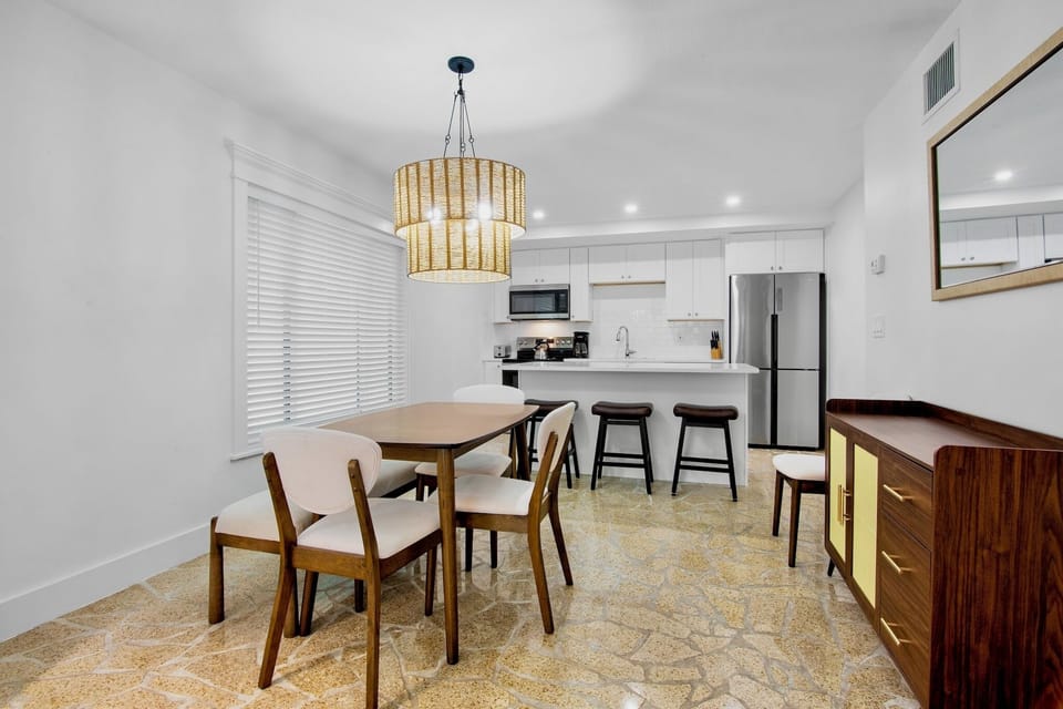 Indoor dining area