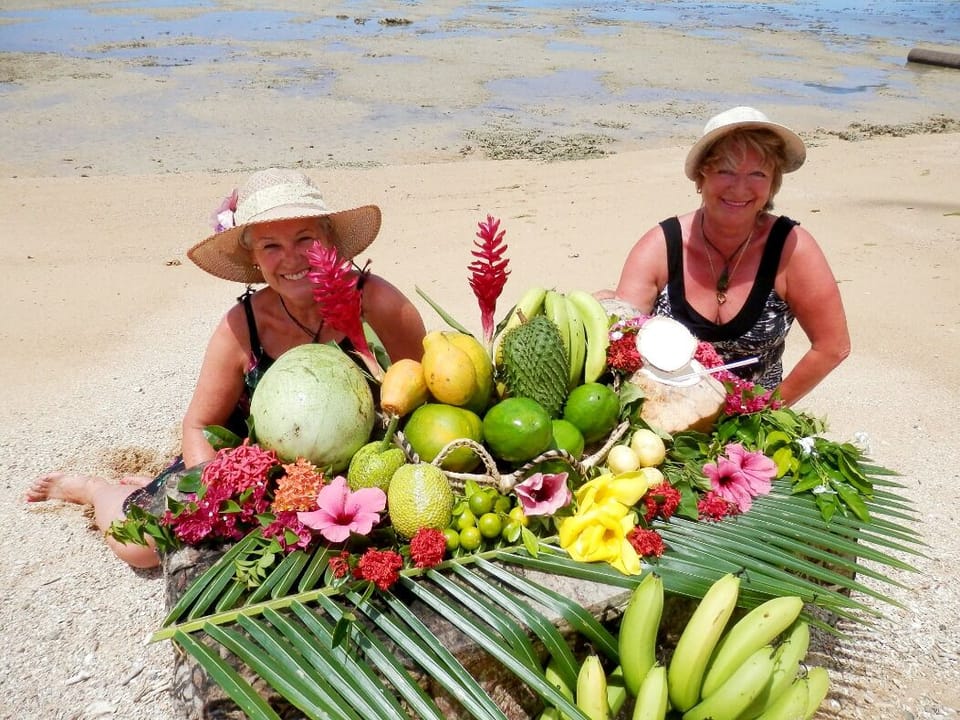 A day's harvest at Sigasiga Sands Resort