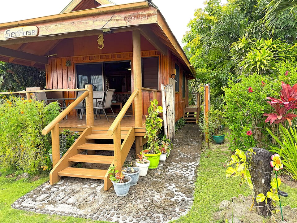 Call for Room Service and dine on your large veranda