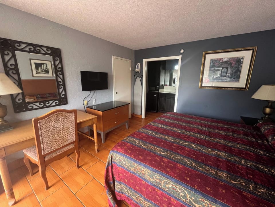 Room, 1 King Bed, Non Smoking | Iron/ironing board (on request), WiFi (free), bed sheets