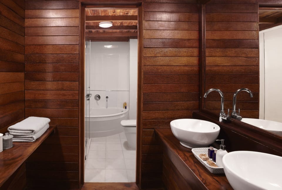 Gem Suit | Bathroom | Shower, free toiletries, hair dryer, bathrobes
